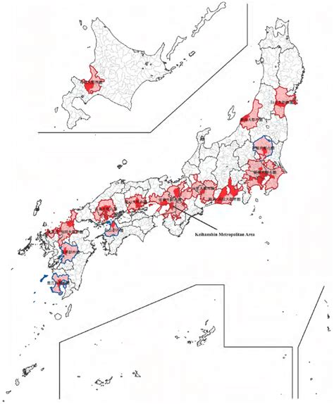 List of metropolitan areas in Japan .